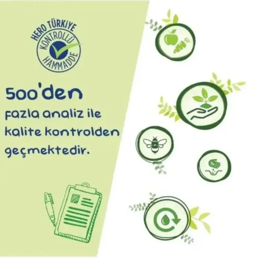 Hero Baby Organik Erikli Kavanoz Maması 120 Gr - 3