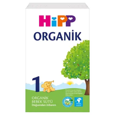 Hipp 1 Organik Devam Sütü Maması 600 gr (1)