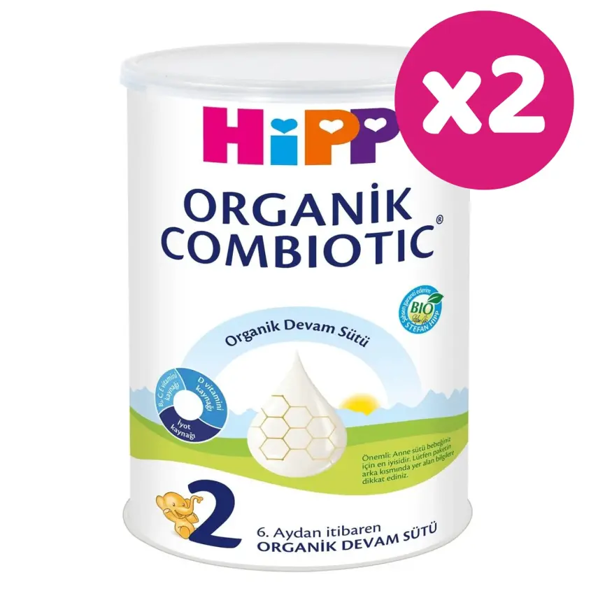 Hipp 2 Organik Combiotic Devam Sütü 350 gr x2 Adet - 2