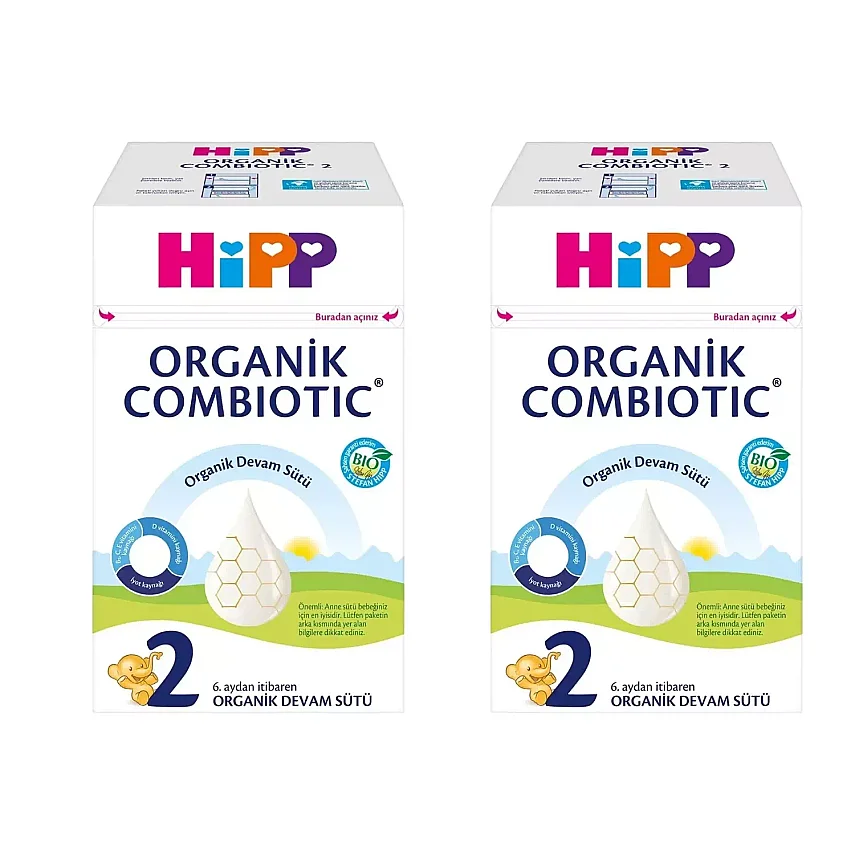 Hipp 2 Organik Combiotic Devam Sütü 800 gr x2 Adet - 1