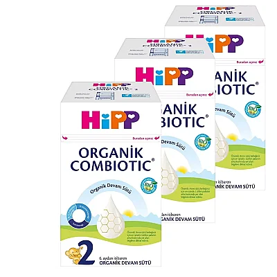 Hipp 2 Organik Combiotic Devam Sütü 800 gr*3