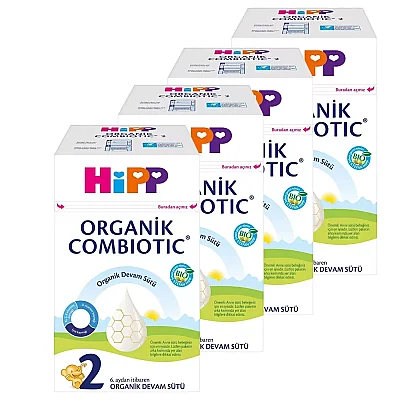 Hipp 2 Organik Combiotic Devam Sütü 800 gr*4