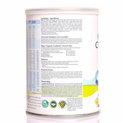 Hipp 2 Organik Combiotic Devam Sütü Maması 350 gr - 3