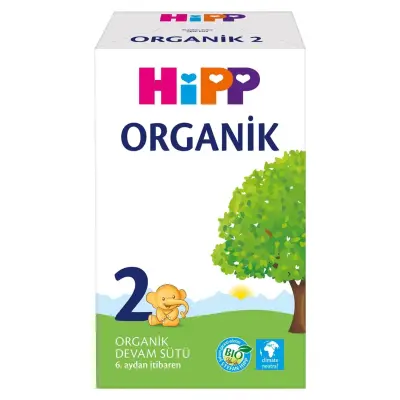 Hipp 2 Organik Devam Sütü Maması  600 gr (1)