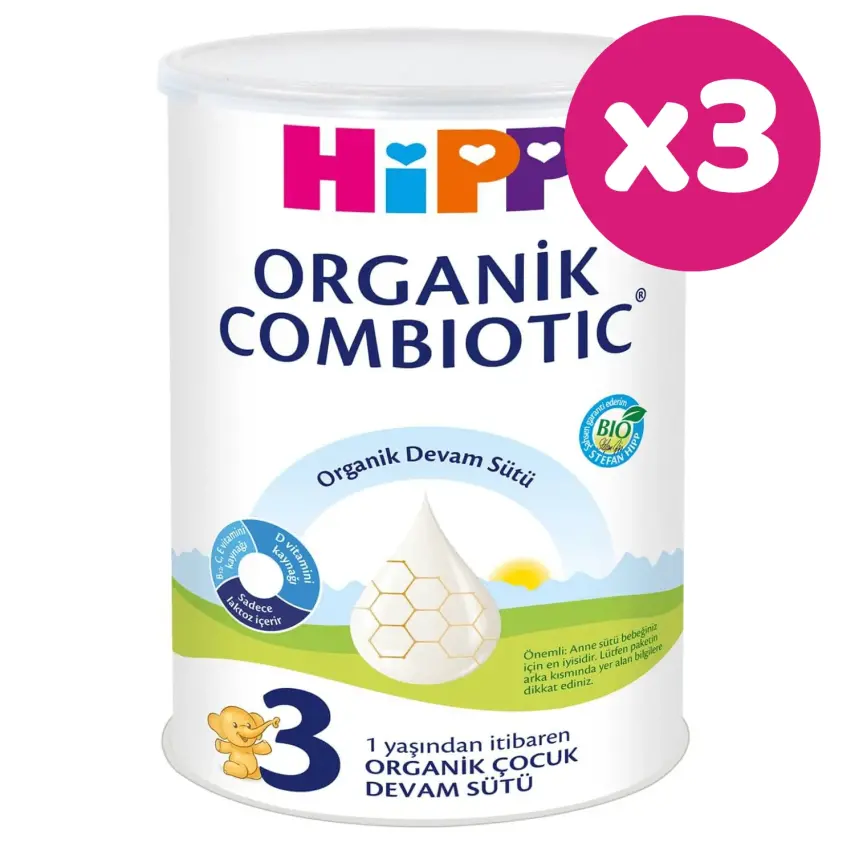 Hipp 3 Organik Combiotic Devam Sütü 350 gr x3 Adet - 4