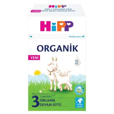 Hipp 3 Organik Keçi Sütü Bazlı Devam Sütü 400 gr (1)