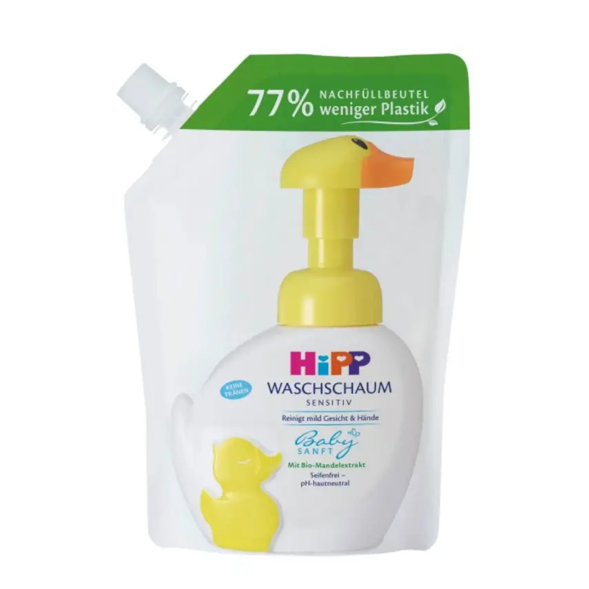 Hipp Babysanft Bebek El ve Yüz Yıkama Köpüğü Yedek Poşet 250 ml - 1