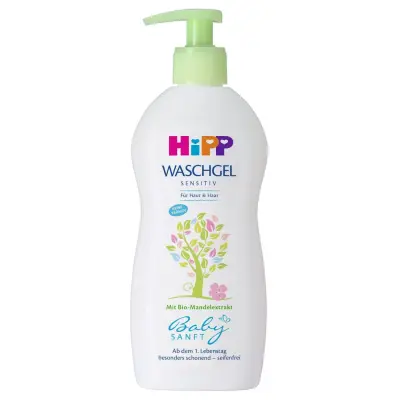 Hipp Babysanft Bebek Saç ve Vücut Banyo Jeli 400 ml (1)