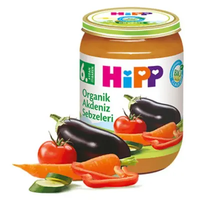 Hipp Organik Akdeniz Sebzeleri Kavanoz Maması 190 gr - 3