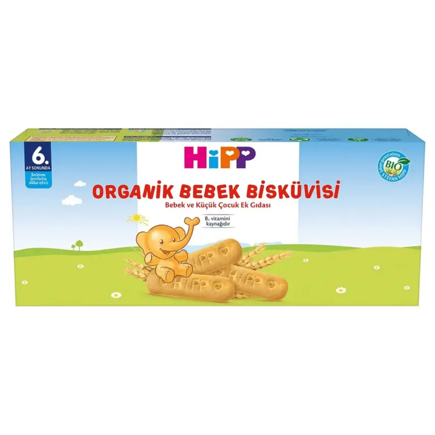 Hipp Organik Bebek Bisküvisi 180 gr x3 Adet - 2