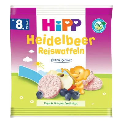 Hipp Organik Bebek Gofreti Pirinçli Yaban Mersinli - 2
