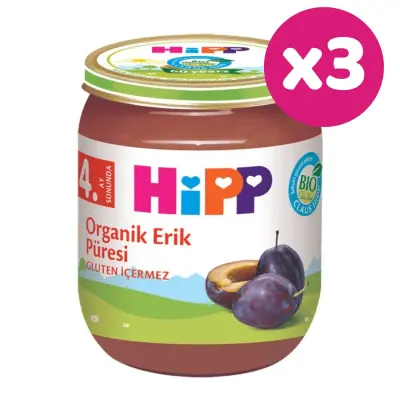 Hipp Organik Erik Püresi 125 gr x3 Adet (1)