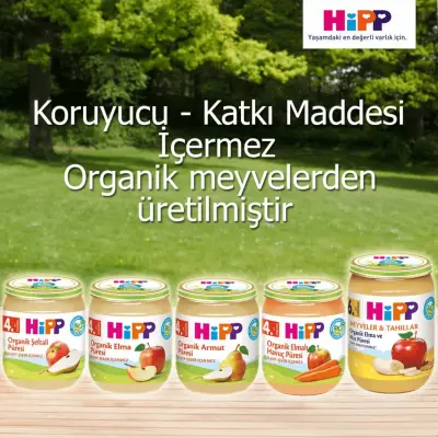Hipp Organik Erik Püresi 125 gr x3 Adet - 7