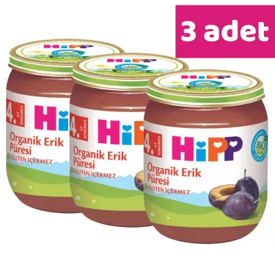 Hipp Organik Erik Püresi 125 gr x3 Adet