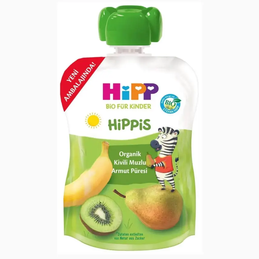 Hipp Organik Kivili Muzlu Armut Püresi 100 gr - 2