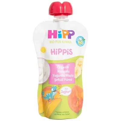 Hipp Organik Mangolu Yoğurtlu Muzlu Şeftali Püresi 100gr - 4