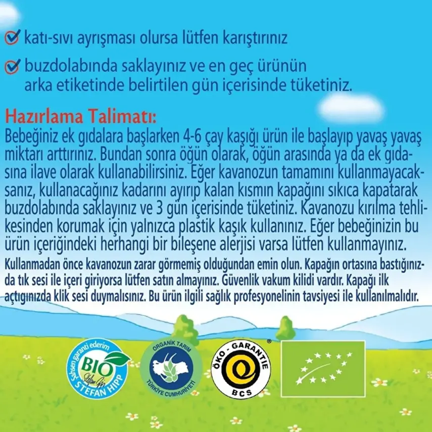 Hipp Organik Yaban Mersinli Elma Püresi 125 gr - 5