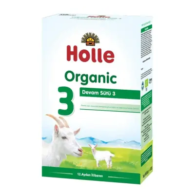 Holle 3 Organik Keçi Sütü Devam Formülü 400 Gr (1)
