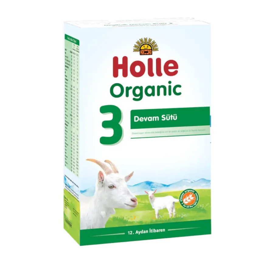 Holle 3 Organik Keçi Sütü Devam Formülü 400 Gr - 1