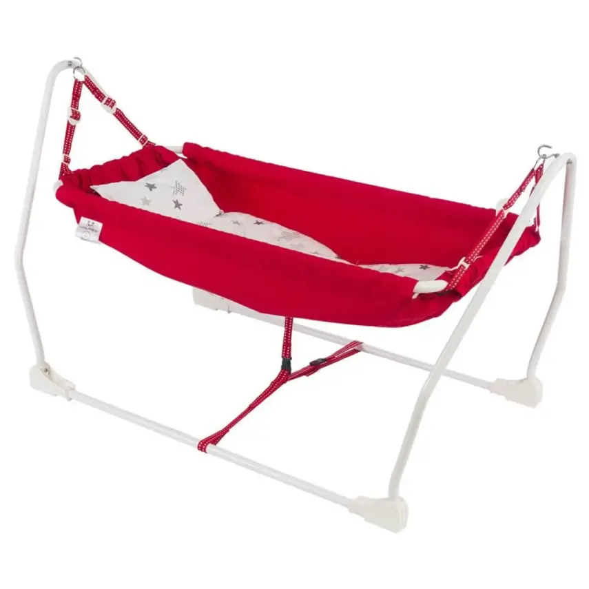 Holmen Marmaris Katlanabilir Hamak Beşik Kırmızı - 1