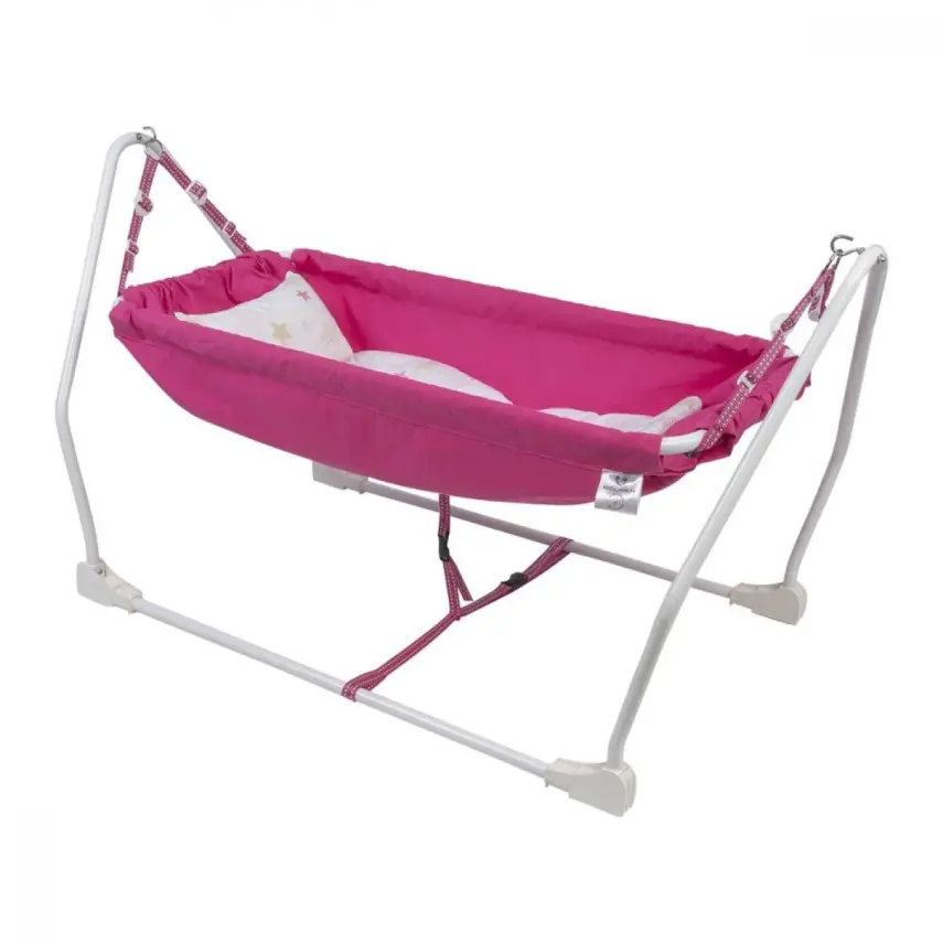 Holmen Marmaris Katlanabilir Hamak Beşik Pembe - 1
