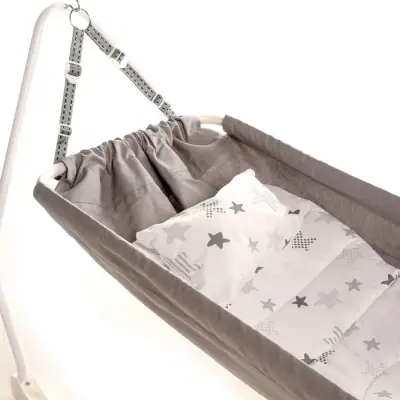 Holmen Marmaris Katlanabilir Hamak Gri - 4