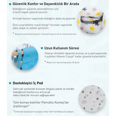 Holmen Şelale Salıncak Gold - 9