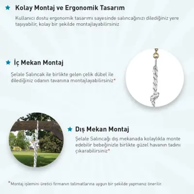 Holmen Şelale Salıncak Gold - 4