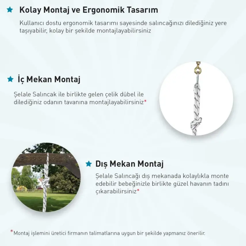 Holmen Şelale Salıncak Gold - 10