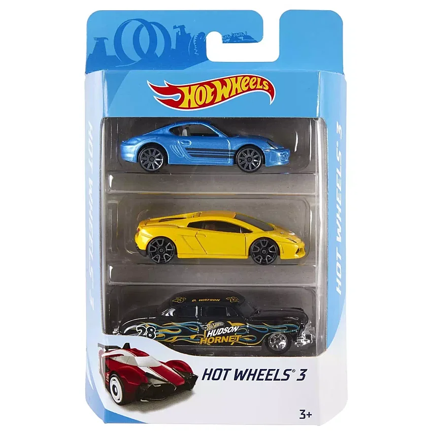 Hot Wheels 3lü Araba Seti - 1