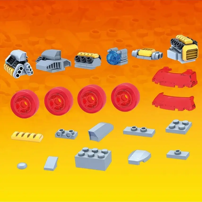 Hot Wheels Aksesuarlı Dörtlü Araç Set - 4