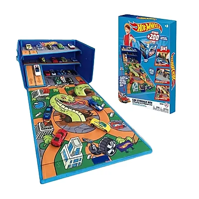 Hot Wheels Araba Saklama Kutusu 3İn1