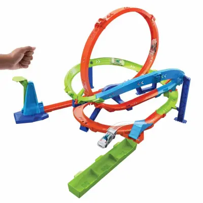 Hot Wheels Bumerang Çemberli Yarış Pisti - 3