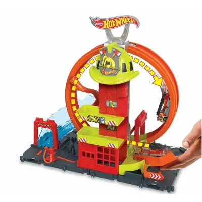 Hot Wheels Çember Pistli İftaiye İstasyonu - 3