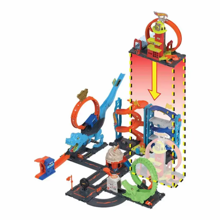 Hot Wheels Çember Pistli İftaiye İstasyonu - 5