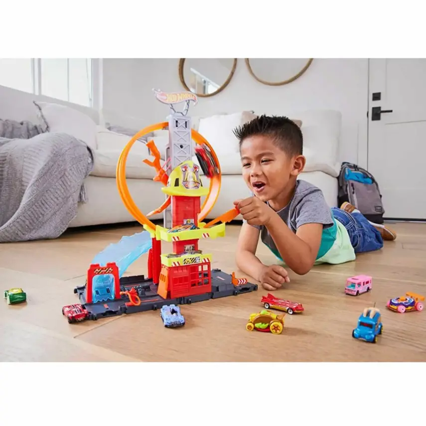 Hot Wheels Çember Pistli İftaiye İstasyonu - 4
