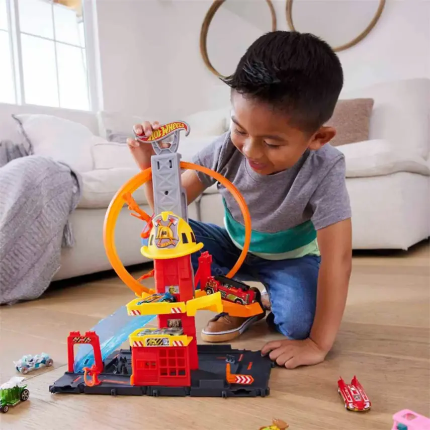 Hot Wheels Çember Pistli İftaiye İstasyonu - 6
