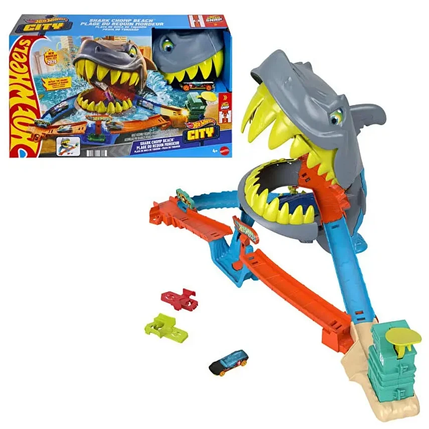 Hot Wheels City Köpekbalığı Sahil Savaşı Oyun Seti - 5