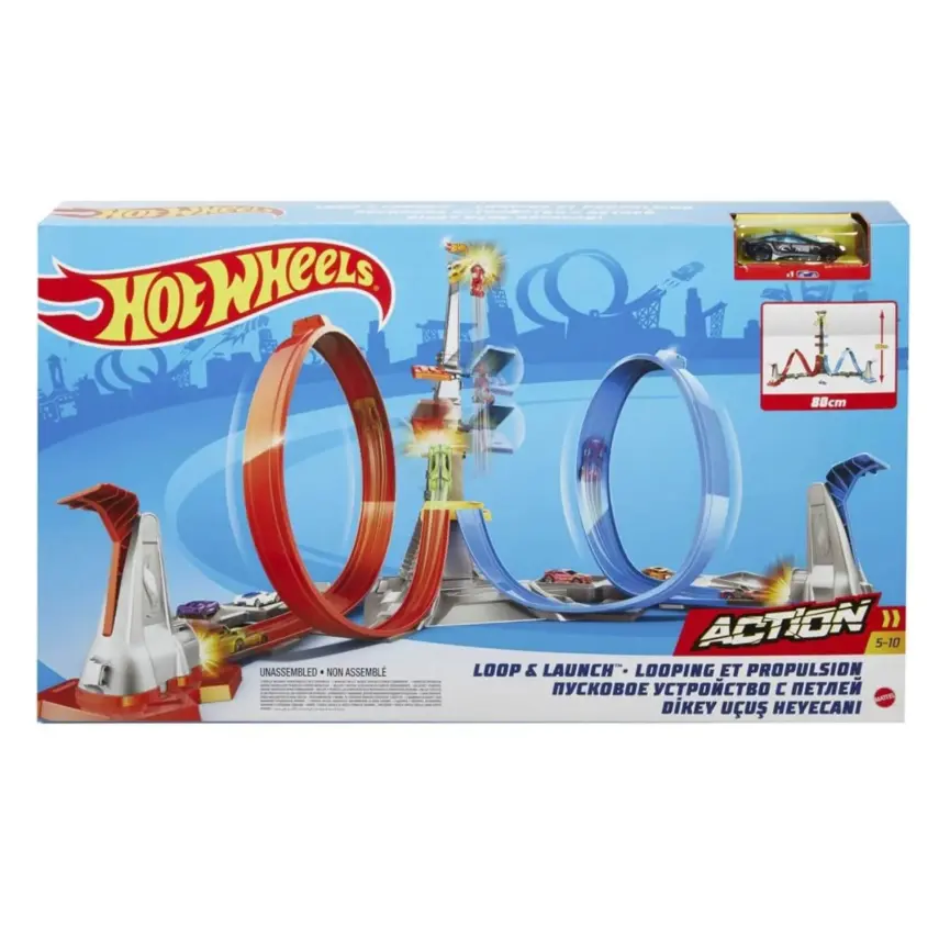 Hot Wheels Dikey Uçuş Heyecan Yarış Seti - 6