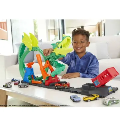 Hot Wheels Ejderha ile Müdacele Pisti - 3