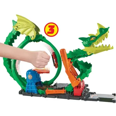 Hot Wheels Ejderha ile Müdacele Pisti - 6