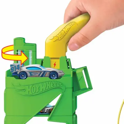 Hot Wheels Elektrikli Araç Şarj İstasyonu Oyun Seti (1)