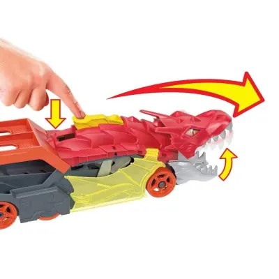 Hot Wheels Fırlatıcı ve Taşıyıcı Ejderha - 3