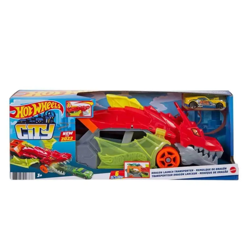 Hot Wheels Fırlatıcı ve Taşıyıcı Ejderha - 4