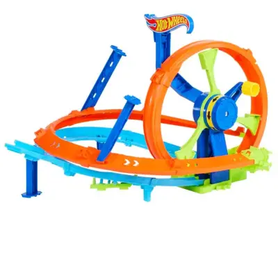Hot Wheels Hızlı Fırlatma ve Döngü Parkuru Oyun Seti - 3