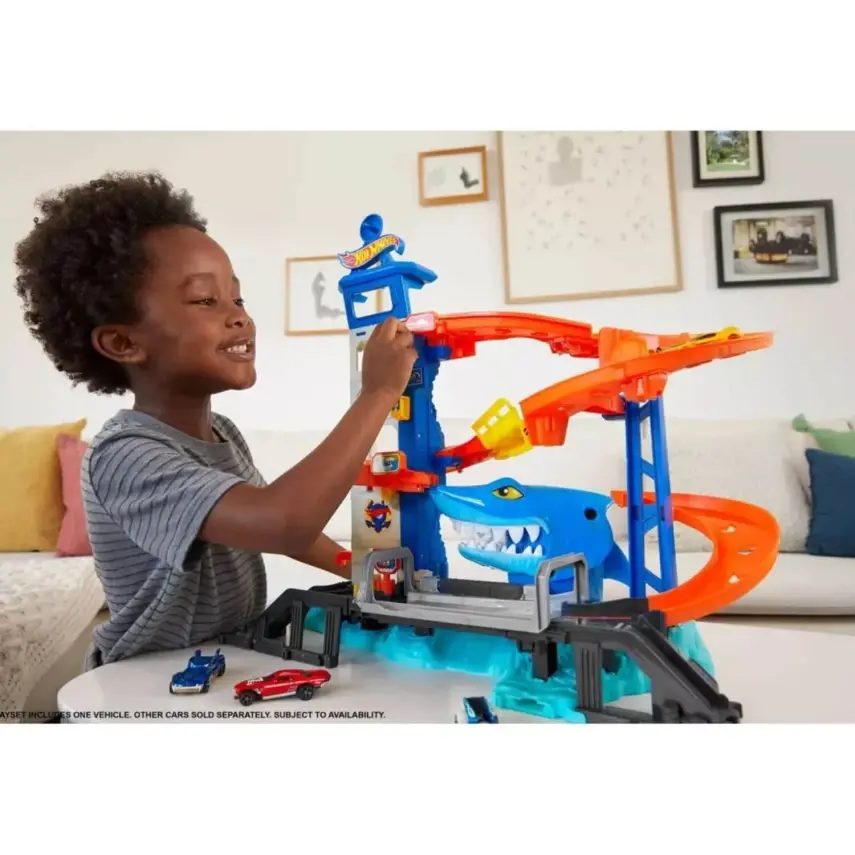 Hot Wheels Köpek Balığından Kaçış Oyun Seti - 6