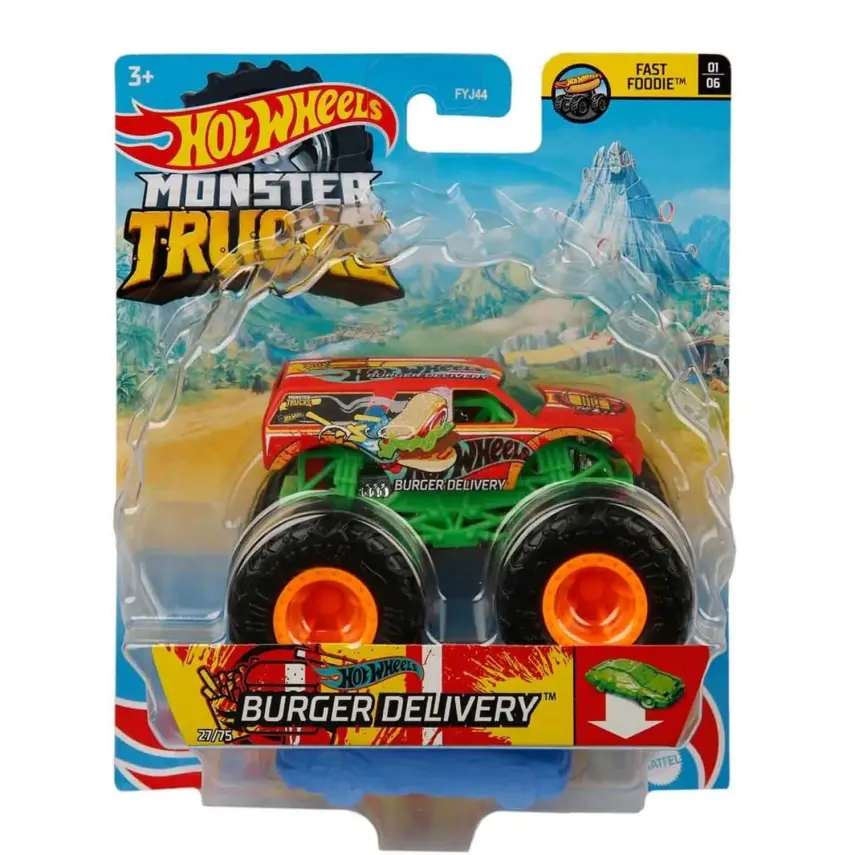Hot Wheels Monster Trucks 1-64 Arabalar - 6