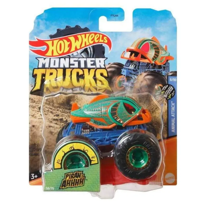 Hot Wheels Monster Trucks 1-64 Arabalar - 5
