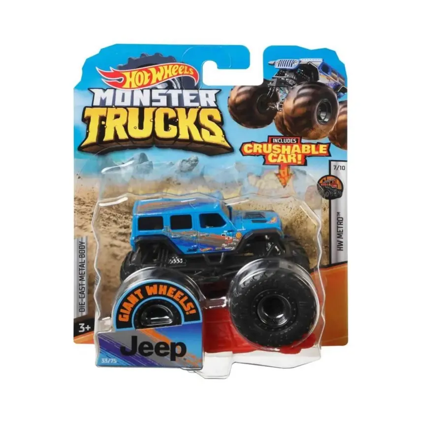 Hot Wheels Monster Trucks 1-64 Arabalar - 10