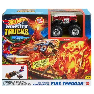 Hot Wheels Monster Trucks Aksiyona Başlangıç Oyun Seti (1)